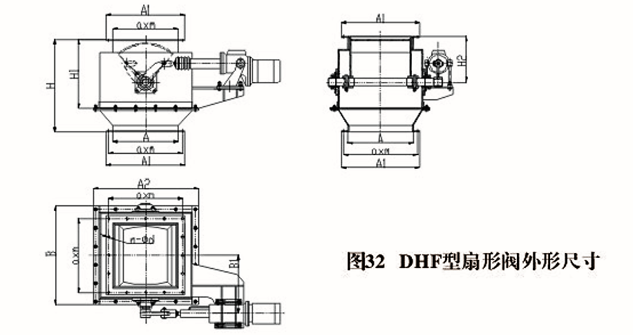 DHF型扇（?。┬伍y門(圖1)